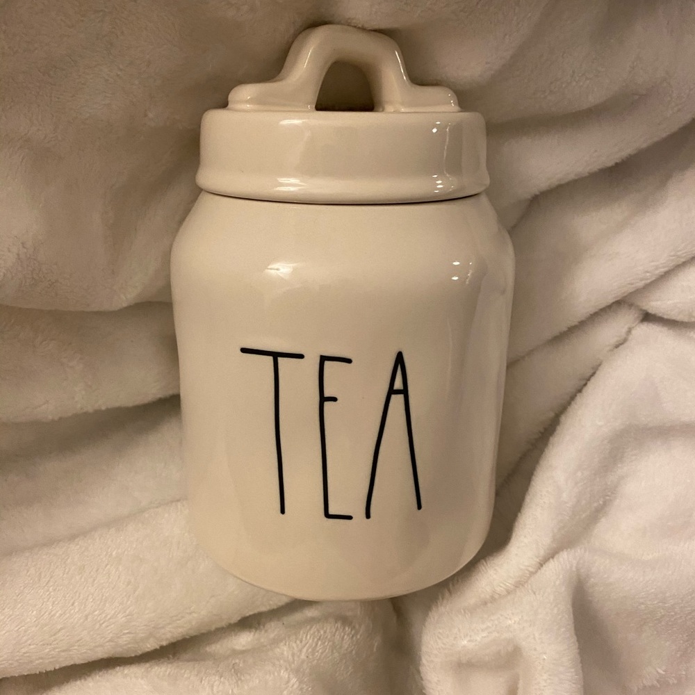 RESERVED Rae Dunn tea canister